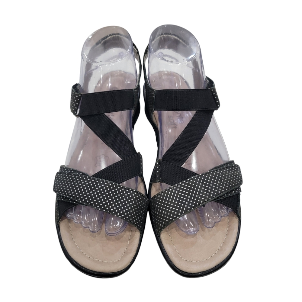 Remonte Black White Dot Comfort Sandals Strappy Cushioned Women’s Size 8… - Picture 16 of 16